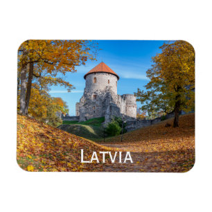 Imán Castillo medieval rodeado de bosques