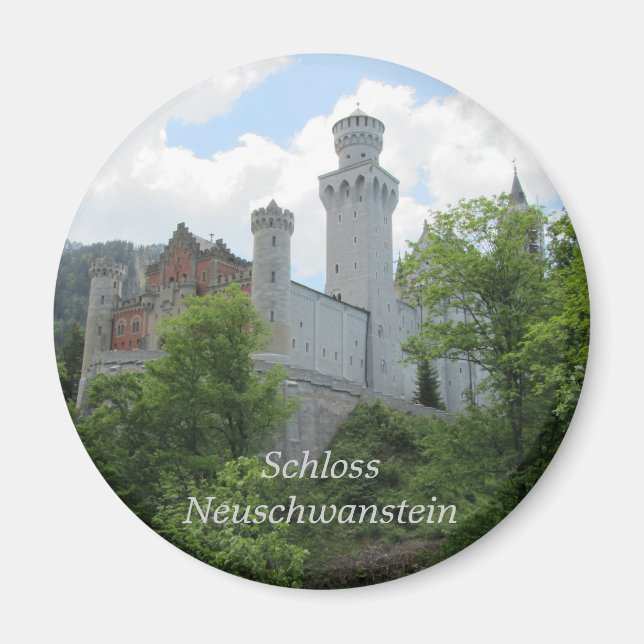 Imán Castillo Neuschwanstein - Alemania (Frente)
