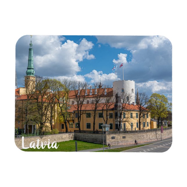 Imán Castillo Riga en Riga, Letonia (Horizontal)
