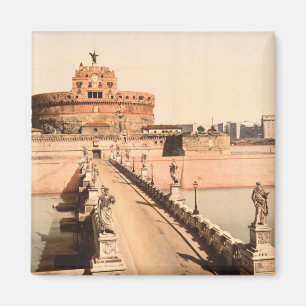 Imán Castillo y puente, Roma, Lazio Italia del St Ánge