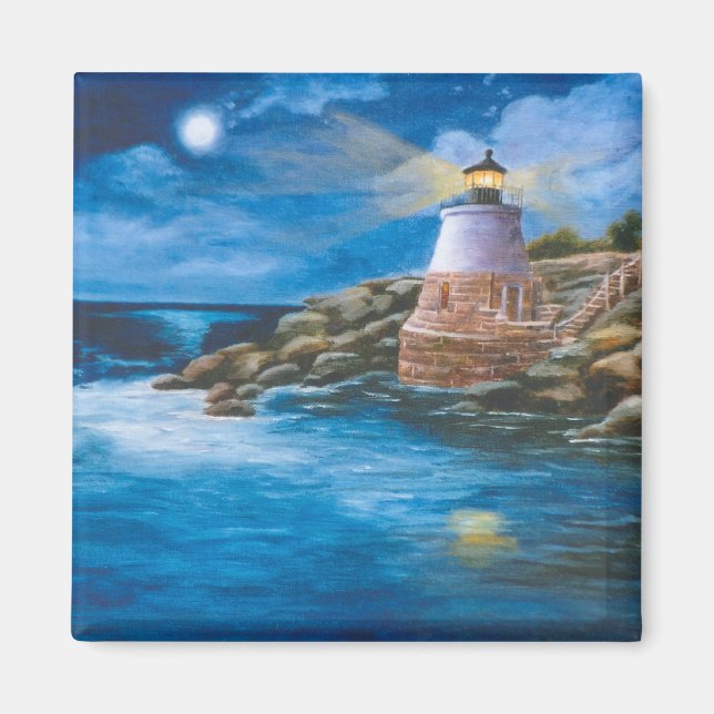 Imán Castle Hill Lighthouse Magnet (Frente)