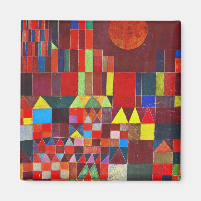 Imán Castle y Sun, Paul Klee (Frente)