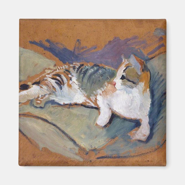 Imán Cat, August Macke Magnet (Frente)