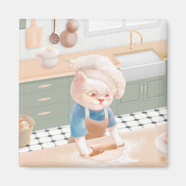 Imán Cat Baker Baby - Acogedor Kneading