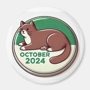 Imán Cat, Brown y White