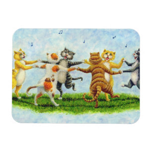 Imán CAT DANCE CANTANDO FELINE MAGNET *Personalizar