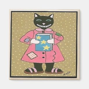 Imán CAT del arte popular