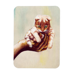 IMÁN CAT EN LA MANO