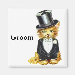 Imán Cat Groom