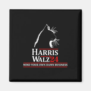 Imán Cat Harris Walz 2024 Kamala Harris 2024 Tim Walz 2