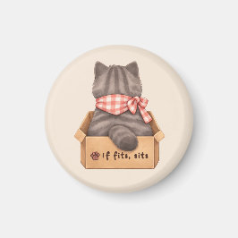 Imán Cat in The Box