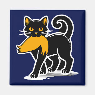 Imán Cat Ladies Kamala   Harris Walz 2024 Blue