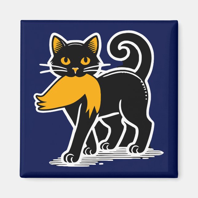 Imán Cat Ladies Kamala | Harris Walz 2024 Blue (Frente)