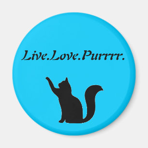 Imán Cat Love En vivo y en directo Purr