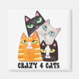Imán Cat Lover Fridge Magnet