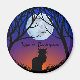 Imán Cat Lover Magnet Cat Art Fridge Magnet Personaliza