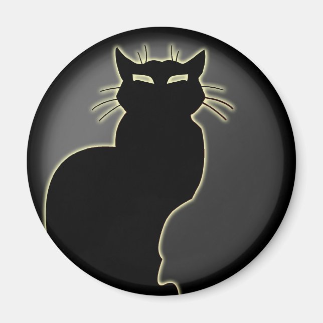 Imán Cat Lover Magnet Cat Art Fridge Magnet Personaliza (Frente)