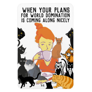 IMÁN CAT MOM MUNDIAL DOMINACIÓN MAGNET FLEXIBLE