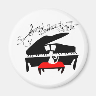 Imán Cat & Piano