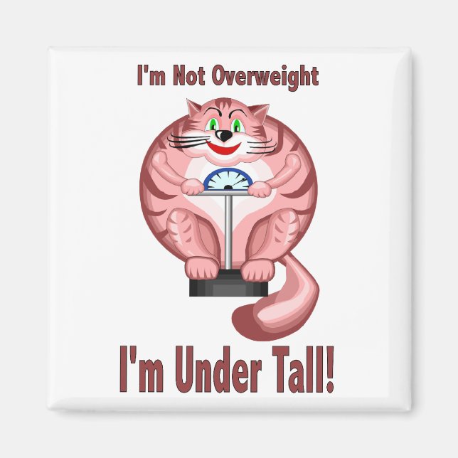 Imán Cat: sin sobrepeso (Frente)