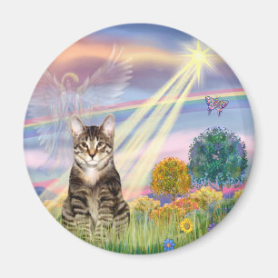 Imán Cat (Tabby) - Ángel de la nube