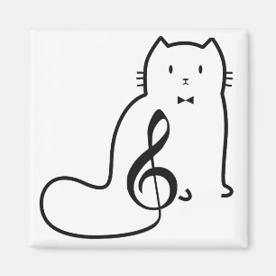 IMÁN CAT Y NOTA MÚSICA