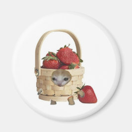 Imán Cata cesta de fresas 