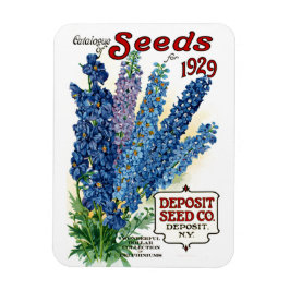 Imán Catálogo de Semillas para Floral Vintage 1929