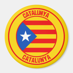 Imán Cataluña redonda de Emblem