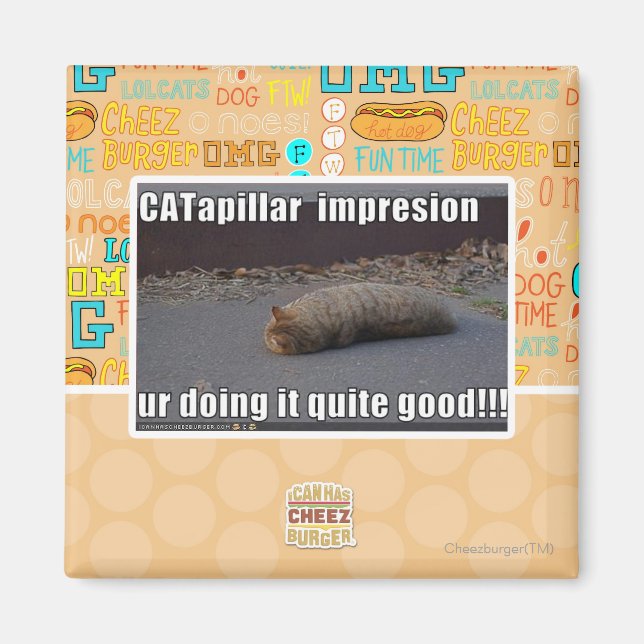 Imán CATapillar (Frente)
