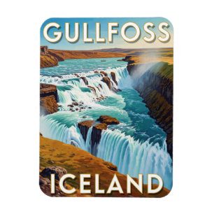 Imán Catarata Dorada Gullfoss Islandia Viajes