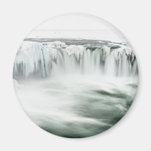 Imán Catarata Godafoss, invierno, Islandia