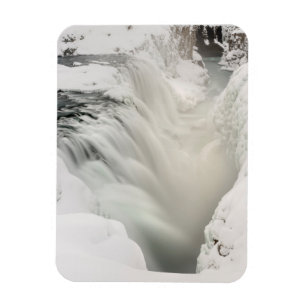 Imán Catarata Godafoss, invierno, Islandia