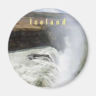 Imán Catarata Gullfoss - Suroeste de Islandia