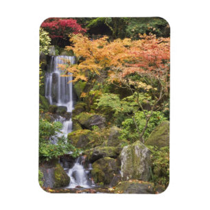 Imán Cataratas celestiales y colores otoñales