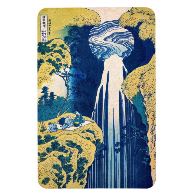 Imán Cataratas de Katsushika Hokusai - Amida (Vertical)