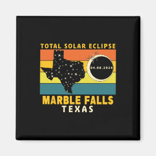 Imán Cataratas de Mármol Texas Eclipse solar total 2024