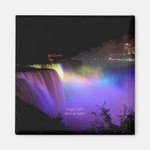 Imán Cataratas del Niágara, luces de baile,
