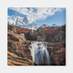 Imán Cataratas Montaña Fitz Roy, Argentina