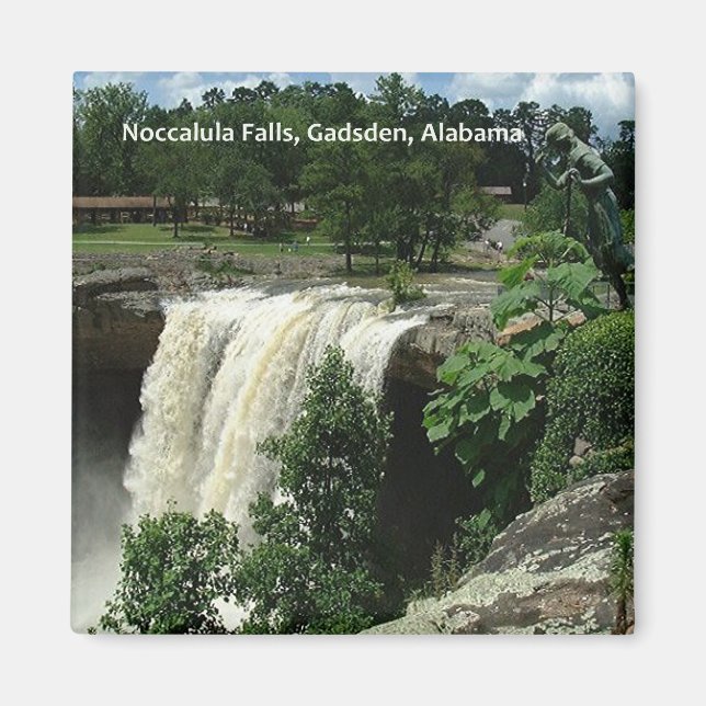 Imán Cataratas Noccalula, Gadsden, Alabama (Frente)