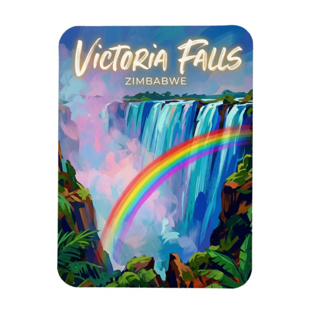 Imán Cataratas Victoria Zimbabue (Vertical)