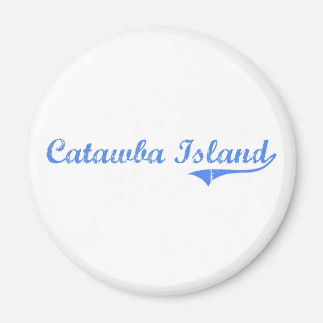 Imán Catawba Island Ohio Classic Design (Frente)
