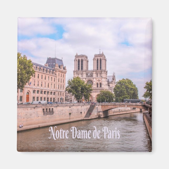 Imán Catedral Católica de Notre Dame de París (Frente)