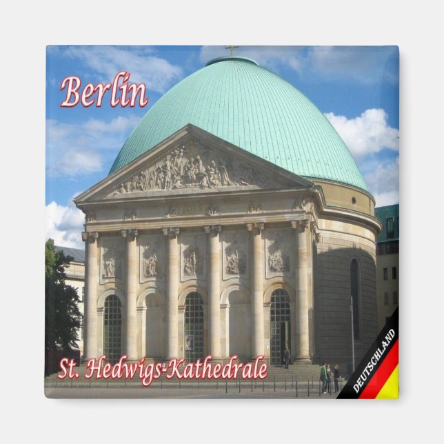 Imán Catedral de BERLIN Saint Hedwig, Fridge (Frente)