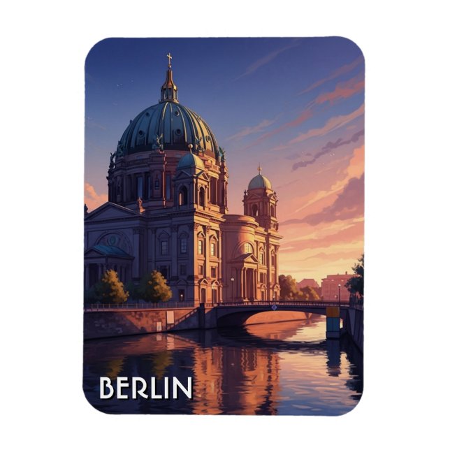 Imán Catedral de Berlín Viajes a Alemania (Vertical)