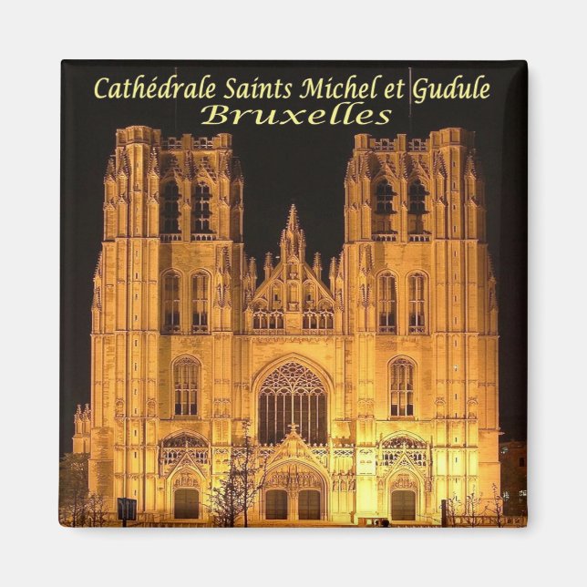 Imán Catedral de BRUXELLES de BRUSELAS (Frente)