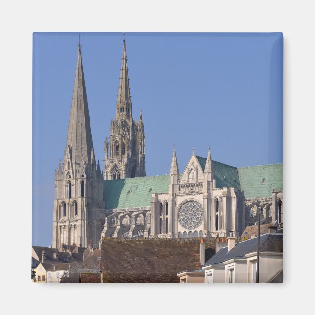 Imán Catedral de Chartres en Francia (Frente)