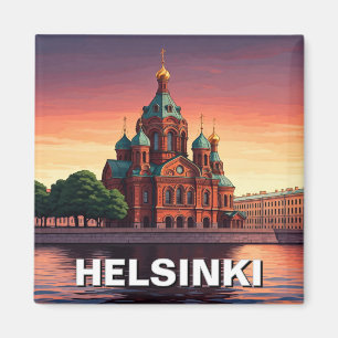 Imán Catedral de Helsinki de Finlandia