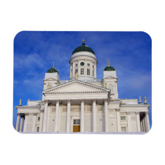 Imán Catedral De Helsinki En Nieve De Invierno