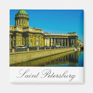 Imán Catedral de Kazán Canal de San Petersburgo Rusia
